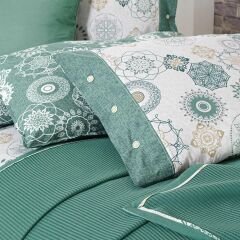 Sarev Eva Bronte V4 Pike Setli Nevresim Takımı Tek Kişilik