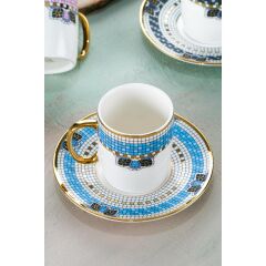 Acar 5081 Meira 6 Lı Porselen Kahve Fincan Takımı