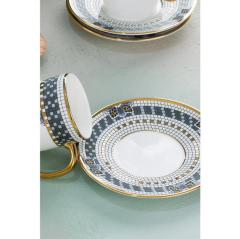 Acar 5081 Meira 6 Lı Porselen Kahve Fincan Takımı