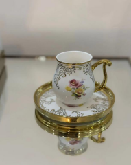 Kosova RSY-202 Selena 6 Lı Tombul Kahve Fincan Takımı