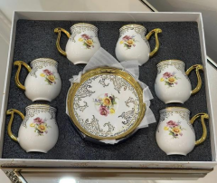 Kosova RSY-202 Selena 6 Lı Tombul Kahve Fincan Takımı