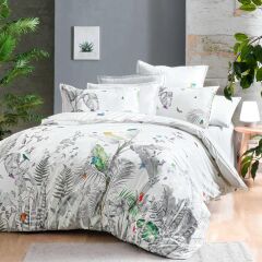 Sarev Dejon V1 Fancy Poplin Nevresim Takımı Tek Kişilik