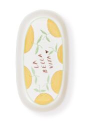 The Mia ITL0019 Italian Summer Oval Servis Tabağı 2li 29 Cm