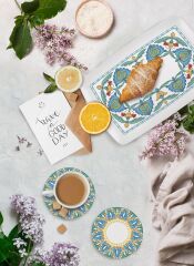 The Mia LMN008 Limoncello Çay Tabağı 6 Lı Set - 13 cm