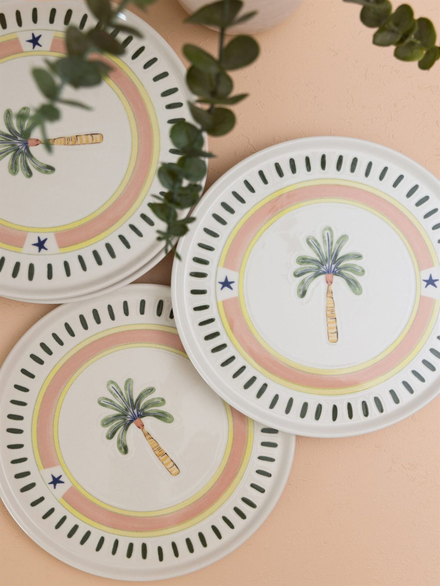 The Mia ITL0005 Italian Summer Servis Tabağı 6lı Set 26 Cm