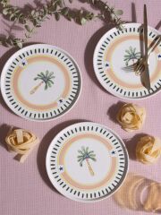 The Mia ITL0004 Italian Summer Pasta Tabağı 6lı Set 19 Cm