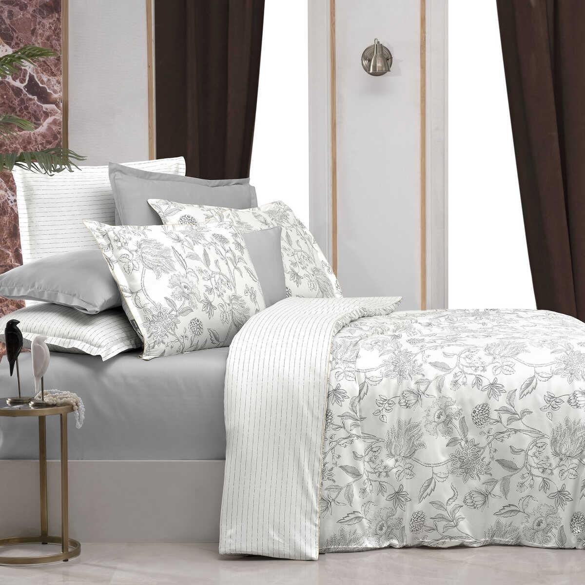 Sarev Orlına V1 Saten Nevresim Takımı Çift Kişilik