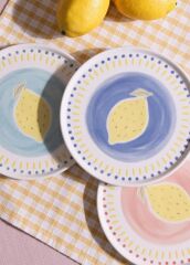 The Mia ITL0001 Italian Summer Pasta Tabağı 6lı Set 19 Cm