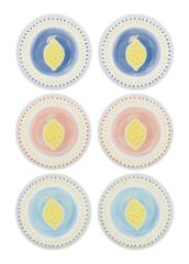 The Mia ITL0001 Italian Summer Pasta Tabağı 6lı Set 19 Cm