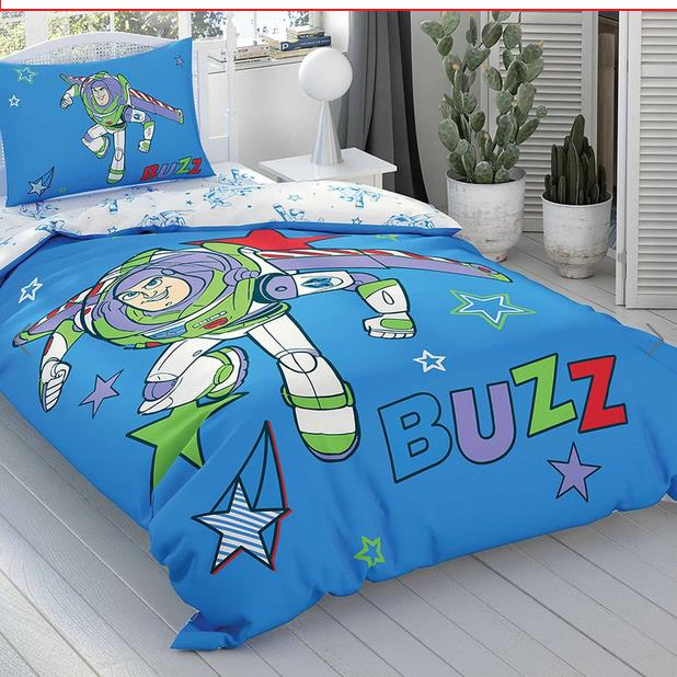 Taç Lisanslı Toy Story Buzz Nevresim Takımı Tek Kişilik