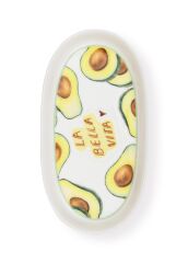 The Mia ITL0018 Italian Summer Oval Servis Tabağı 2li 23 Cm