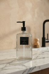 Acar 9175 Raschel Cam Sıvı Sabunluk Şeffaf 780 Ml