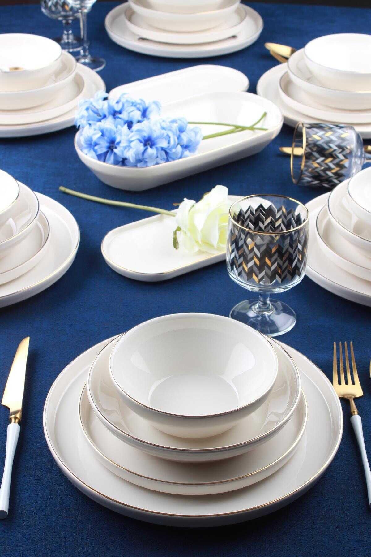 Acar 12205 Milenyum Porselen 27 Prç Yemek Takımı