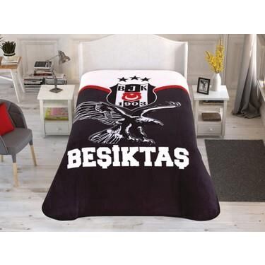 Taç Lisanslı Beşiktaş Şampiyon Kartal Tek Kişilik Battaniye