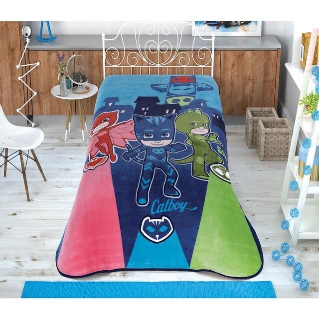 Taç Lisanslı Pj Masks Move Tek Kişilik Battaniye