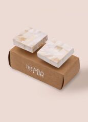 The Mia KLP0024 Sedef Çekmece ve Dolap Kulbu 2 Li Set