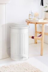 The Mia GLV0310 Çöp Kovası Mutfak Beyaz 24 Lt