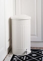 The Mia GLV0310 Çöp Kovası Mutfak Beyaz 24 Lt