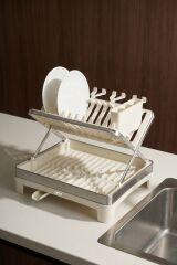 Acar 10283 Aqua X Şeklinde + PP Çift Katmanlı Bulaşık 44 x 42 x 35,2 Cm