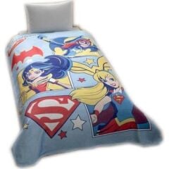 Taç Lisanslı Dc Super Hero Tek Kişilik Battaniye