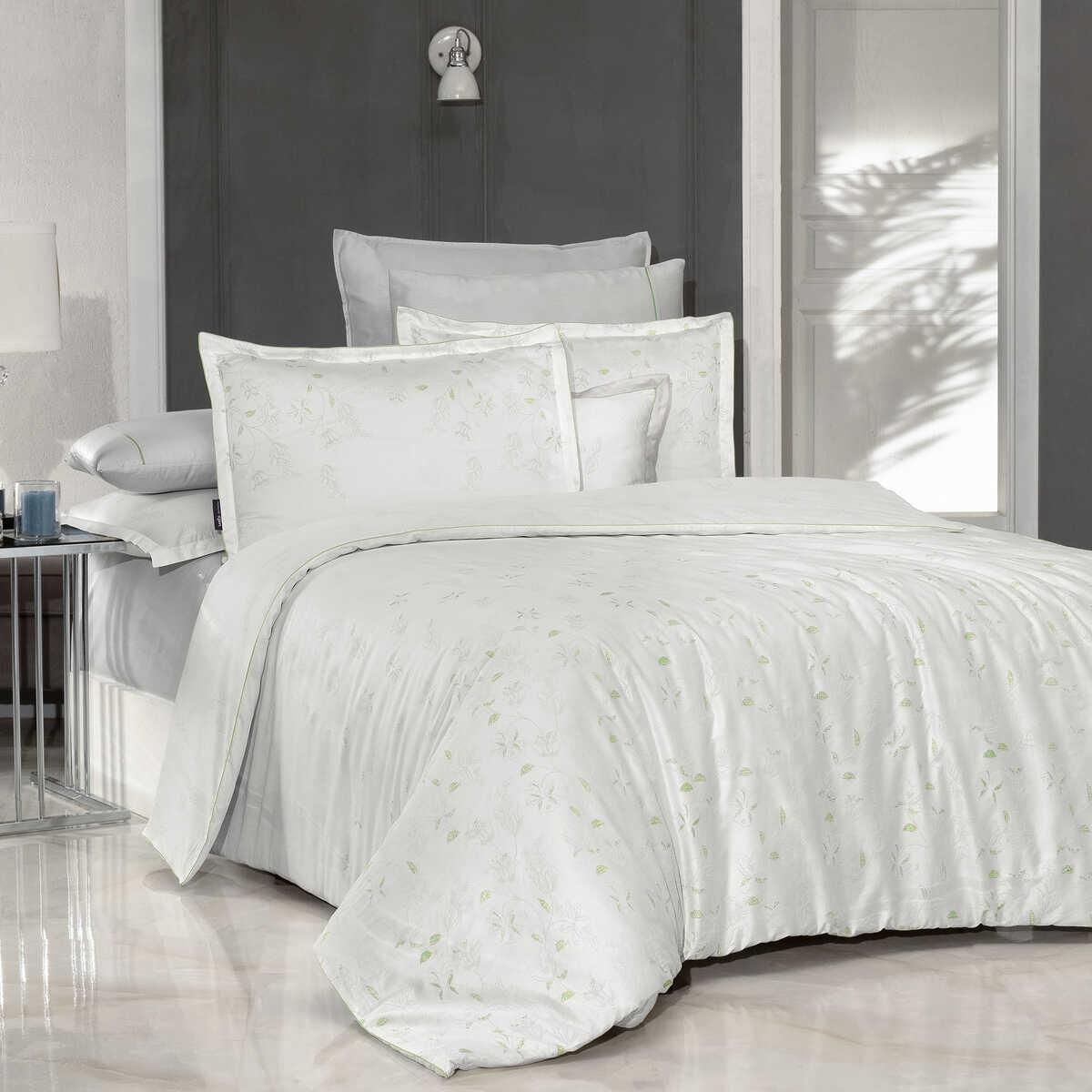 Sarev Wılma V1 Saten Nevresim Takımı Çift Kişilik