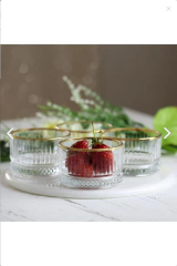 Paşabahçe 530038G Elysia Golden Touch 4 Lü Kase