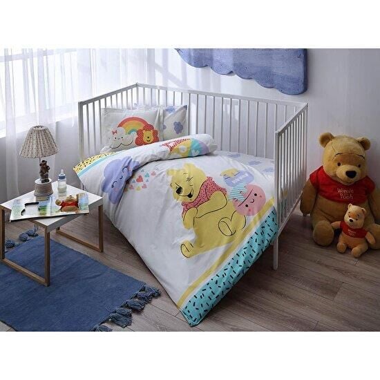 Taç Lisanslı Winnie The Pooh Hunny Bebek Nevresim Takımı
