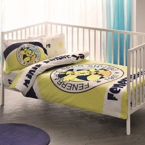 Taç Lisanslı FB Minik Kanarya Bebek Nevresim Takımı