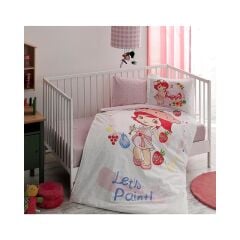Taç Lisanslı Shortcake Paint Bebek Nevresim Takımı