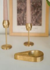 The Mia BRS0147 Brass Pirinç İnce Küllük 12*7