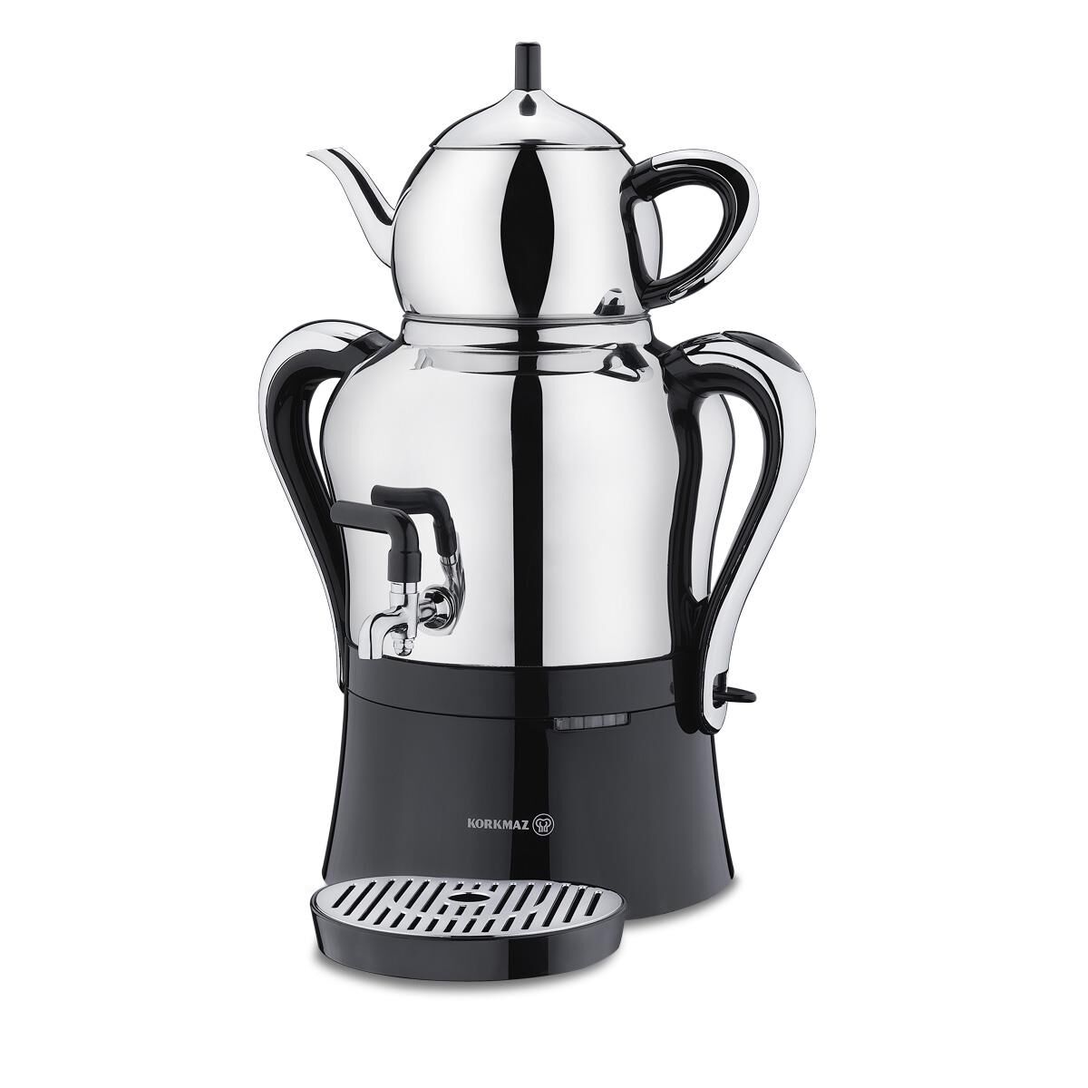 Korkmaz A842 Çaykolik-2 Semaver Inox/Krom