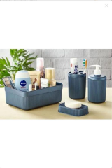 Kosova BNY001 4 Lü Banyo Seti Lacivert