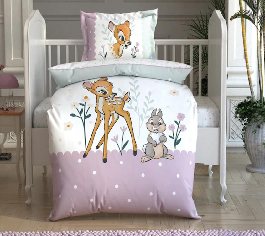 Taç Lisanslı Bambi Cute Bebek Nevresim Takımı