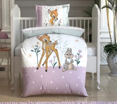 Taç Lisanslı Bambi Cute Bebek Nevresim Takımı