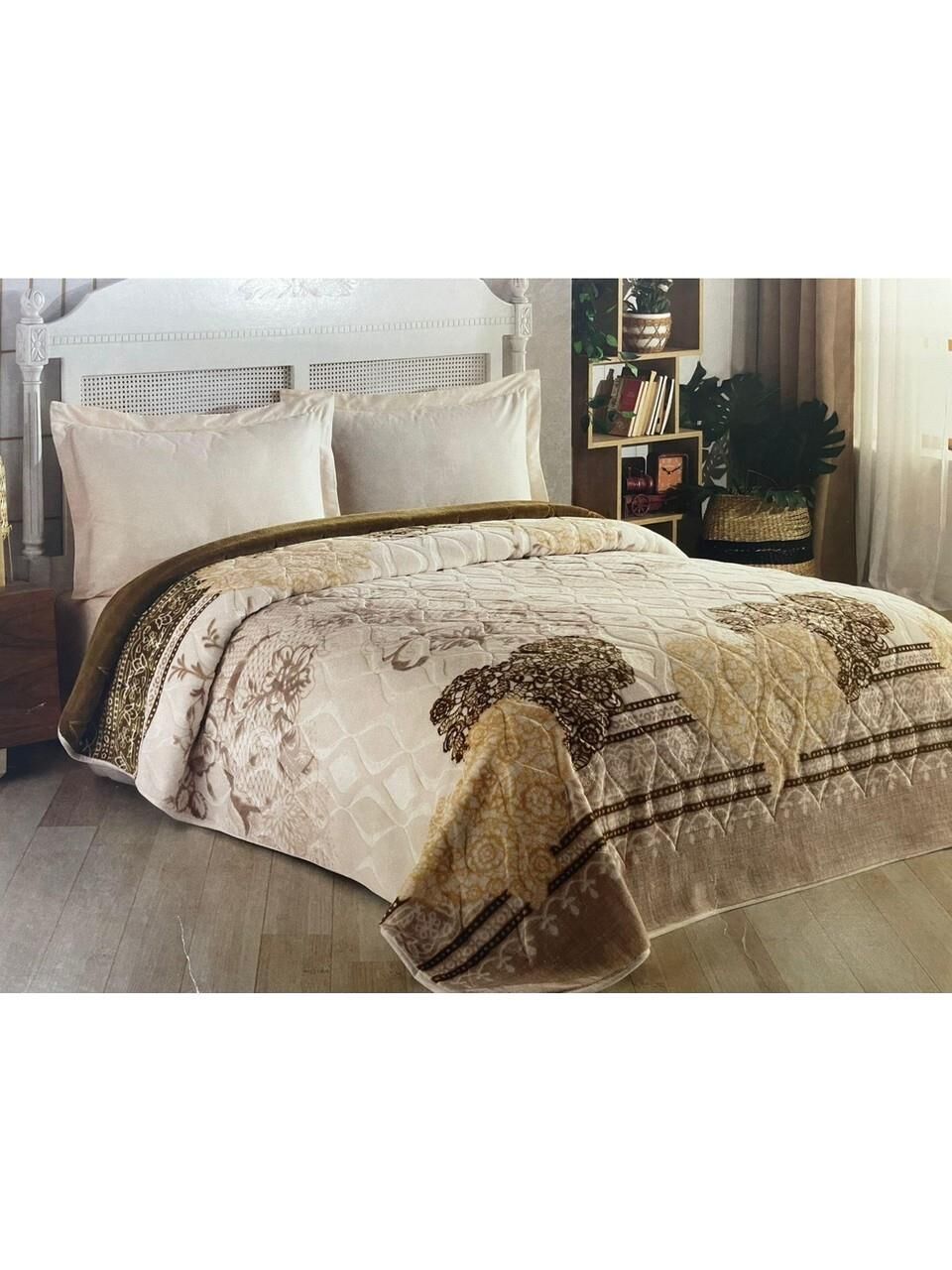 Kristal Tanem Haki Çift Kişilik Battaniye 220x240 Cm