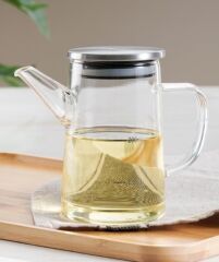 Acar 9344 Evie Metal Kapaklı Cam Yağdanlık - 200 ML