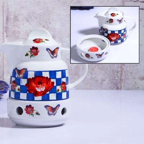 Kosova 1437 Sudem Porselen Alaçatı Demlik