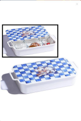 Kosova KHV-161 Melamin 6 Lı Cam Kahvaltılık Demlik