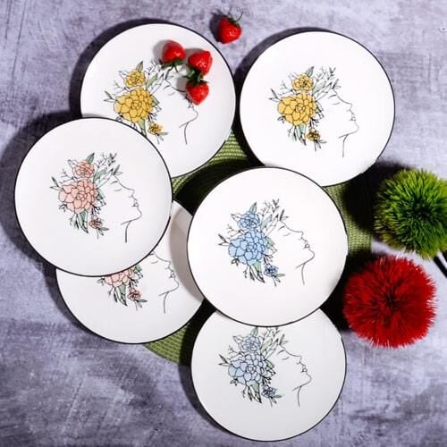 Kosova Women-102 6 Lı Pasta Seti 21 Cm