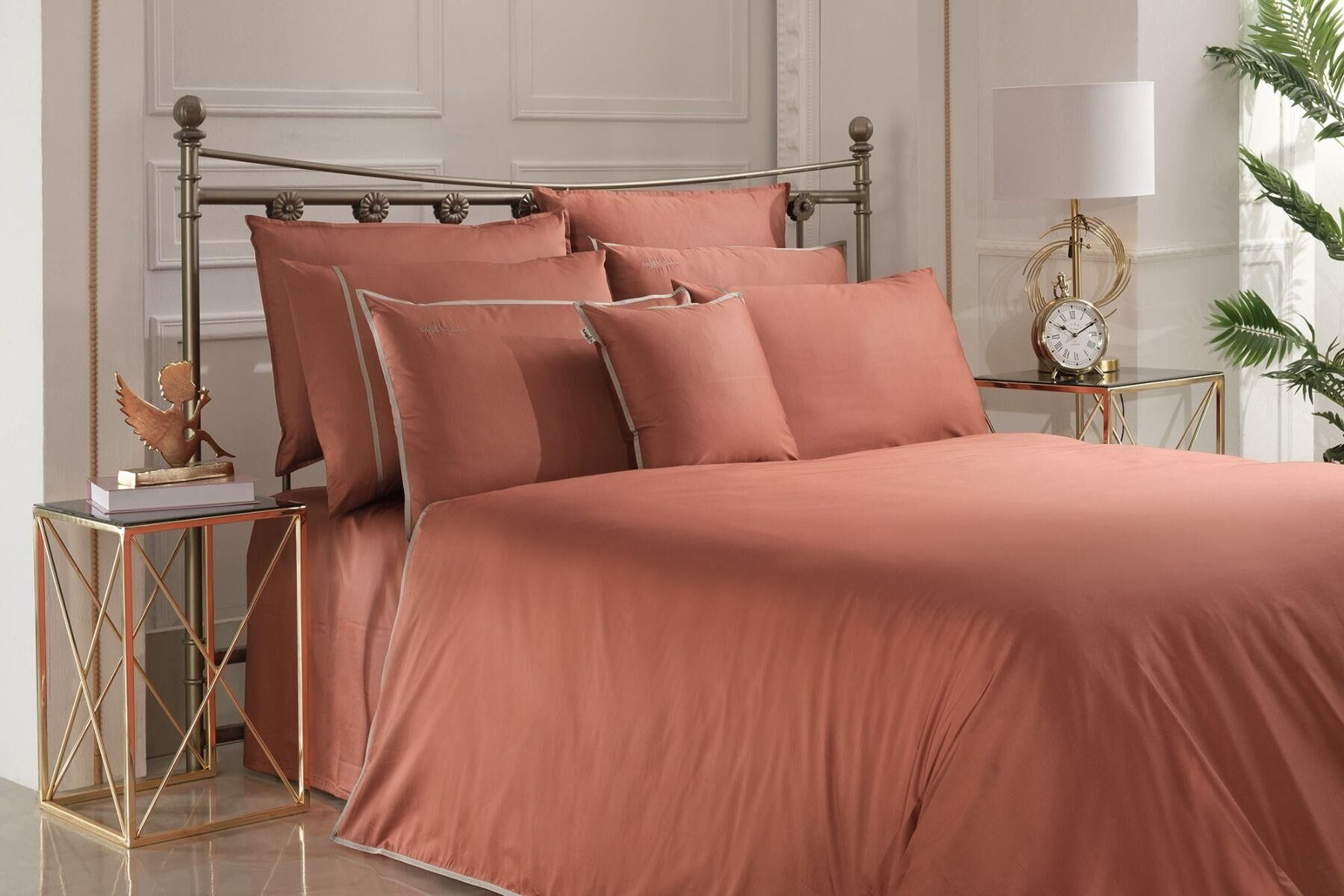 Sarev Sartorıa V9 Pamuk Saten Nevresim Takımı Çift Kişilik