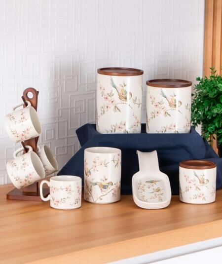 Acar 5180 Stella 9 Prç Standlı Mutfak Seti