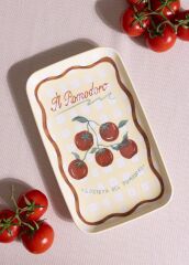 The Mia ITL0015 Italian Summer Dikdörtgen Servis Tabağı 31x20 Cm