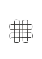 The Mia PCT0018 Peçetelik Siyah 20 x 20 Cm