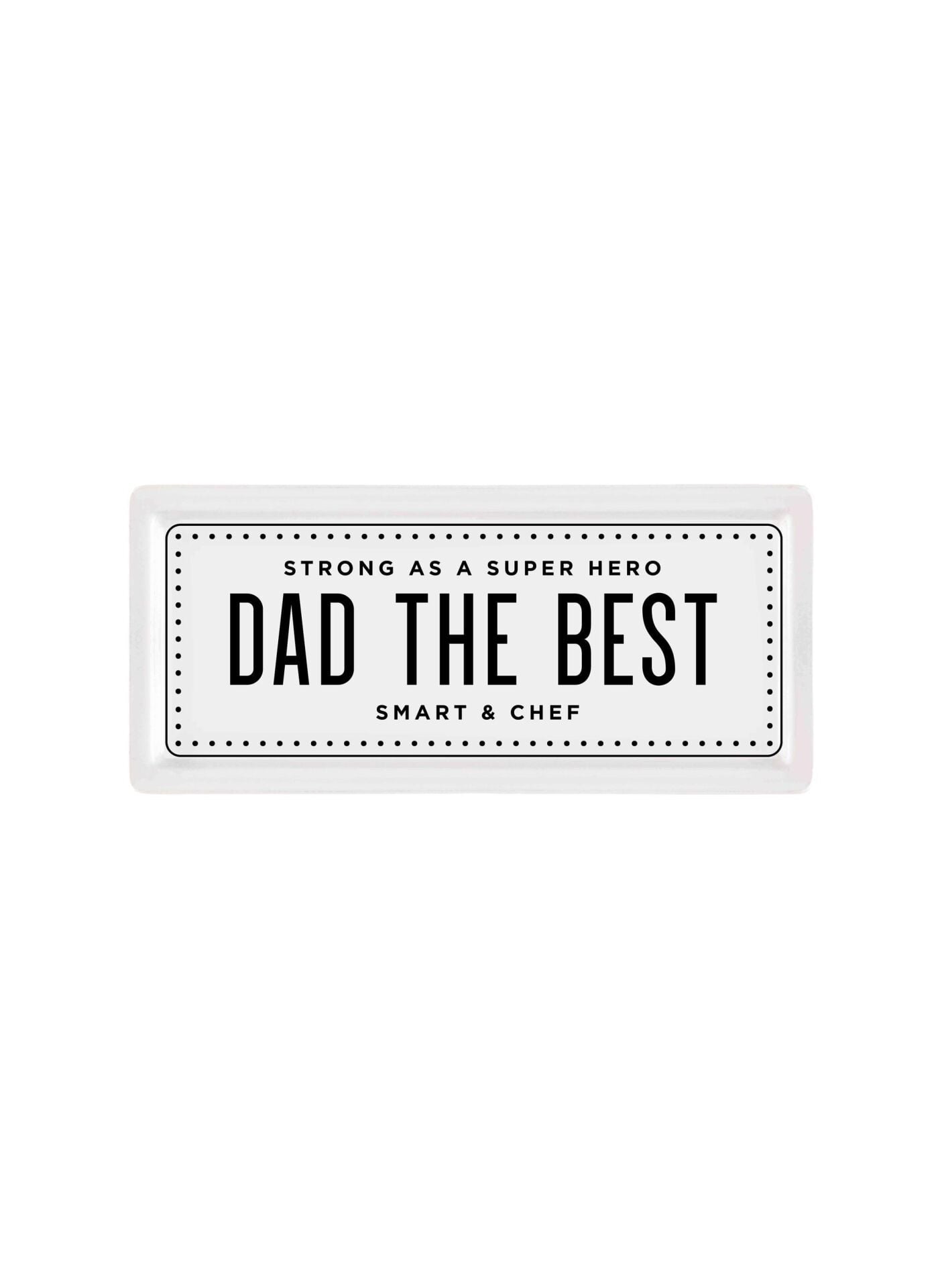 The Mia PRS0163 Dad The Best Dikdörtgen Servis 35x16 cm