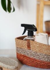 The Mia SPT0036 Jutte Oval Sepet Bambu Kiremit 35x24x12 CM