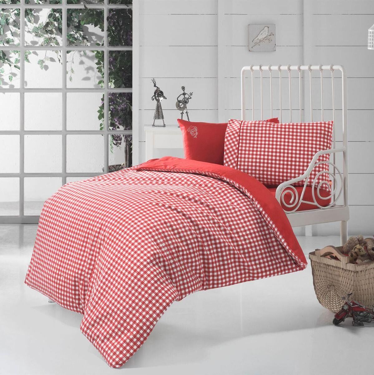 Sarev Nantes V2 Fancy Poplin Bebek Nevresim Takımı