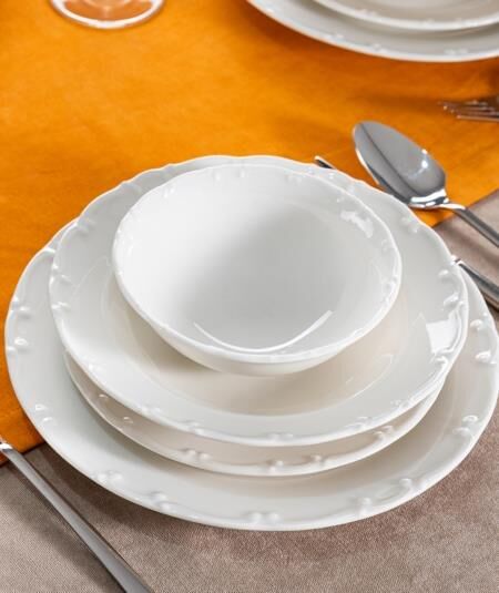 Acar 5525 Liyana Sade 24 Prç Yemek Takımı