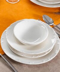 Acar 5525 Liyana Sade 24 Prç Yemek Takımı