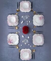 Acar 368 Botanic Porselen 24 Prç Yemek Takımı