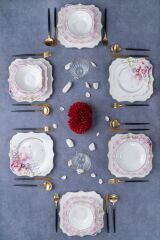 Acar 368 Botanic Porselen 24 Prç Yemek Takımı